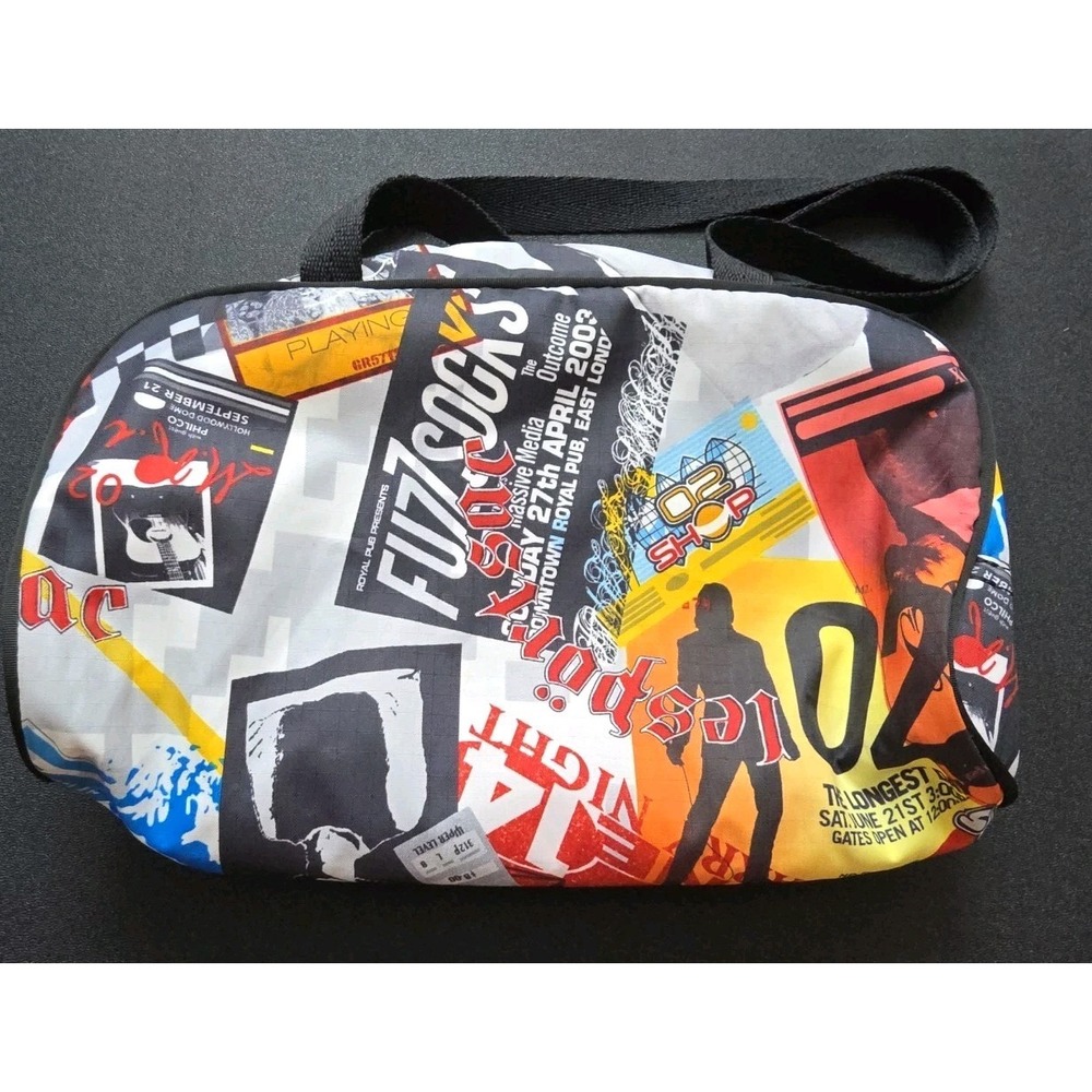 Le Sportsac MUSIC Design NYLON Bag Handle Strap Women's Handbag Purse - Picture 5 of 8